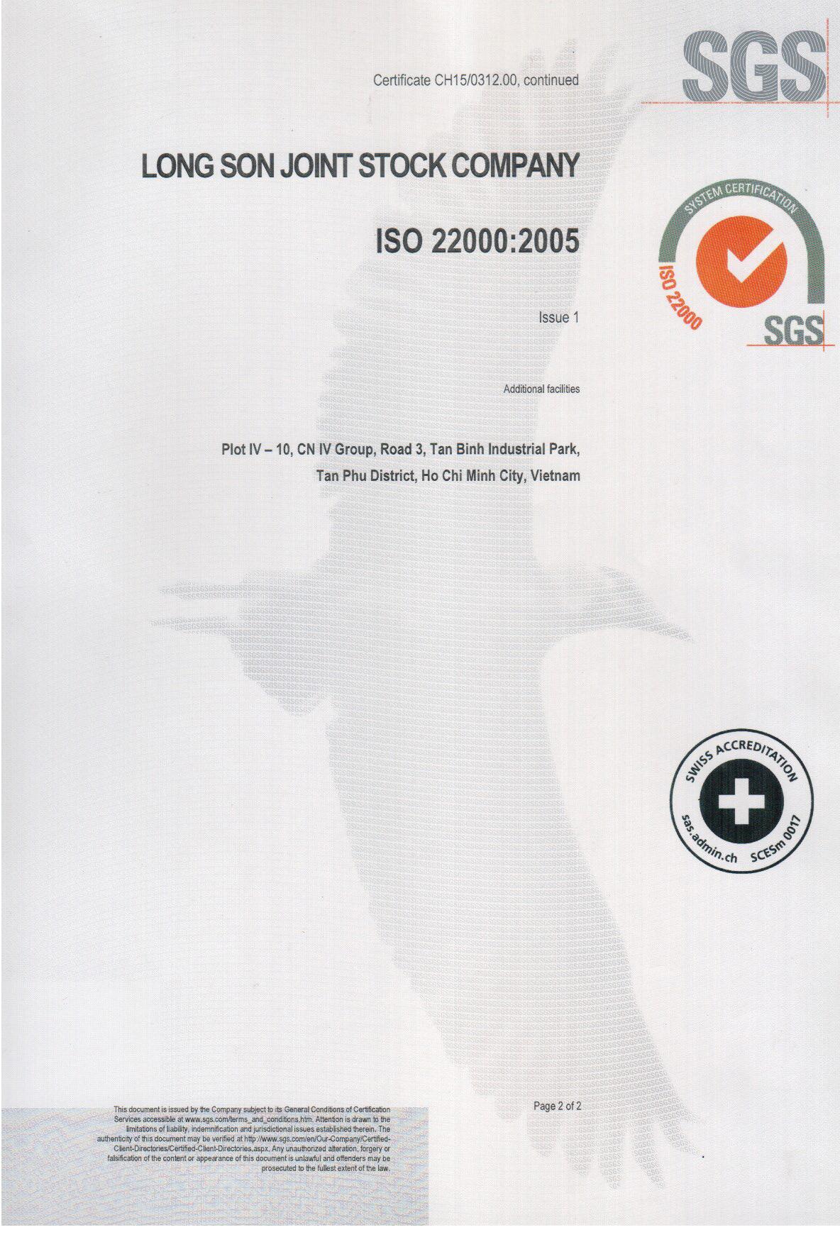 ISO22000-2005